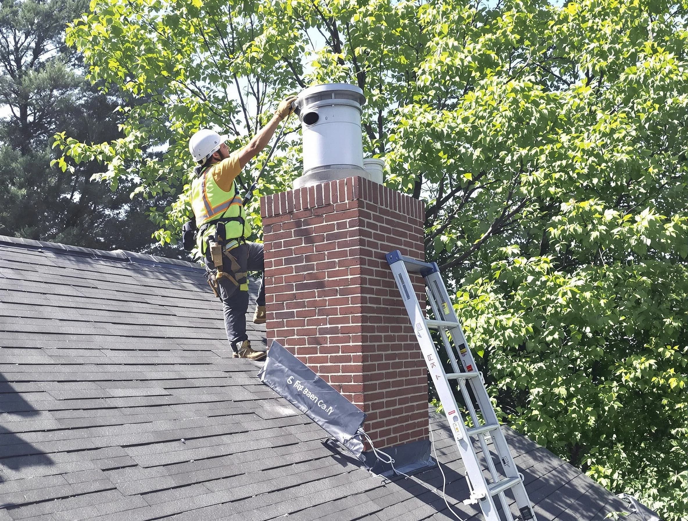 Chimney liner inspection by Washington Terrace Chimney Sweep in Washington Terrace, UT