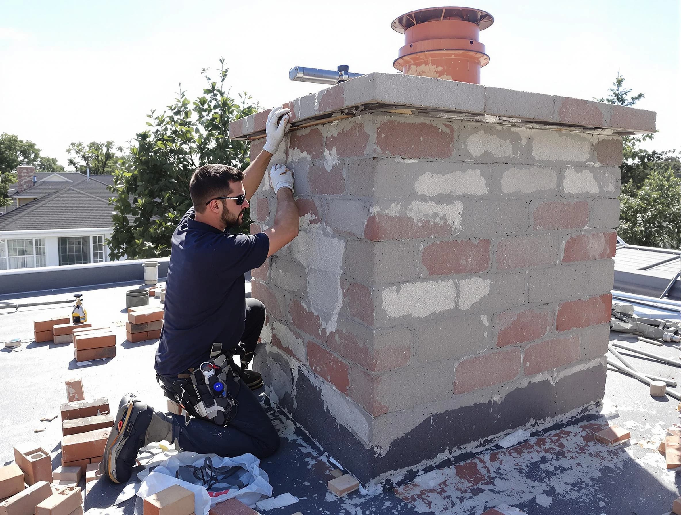 Advanced chimney repair process by Washington Terrace Chimney Sweep in Washington Terrace, UT