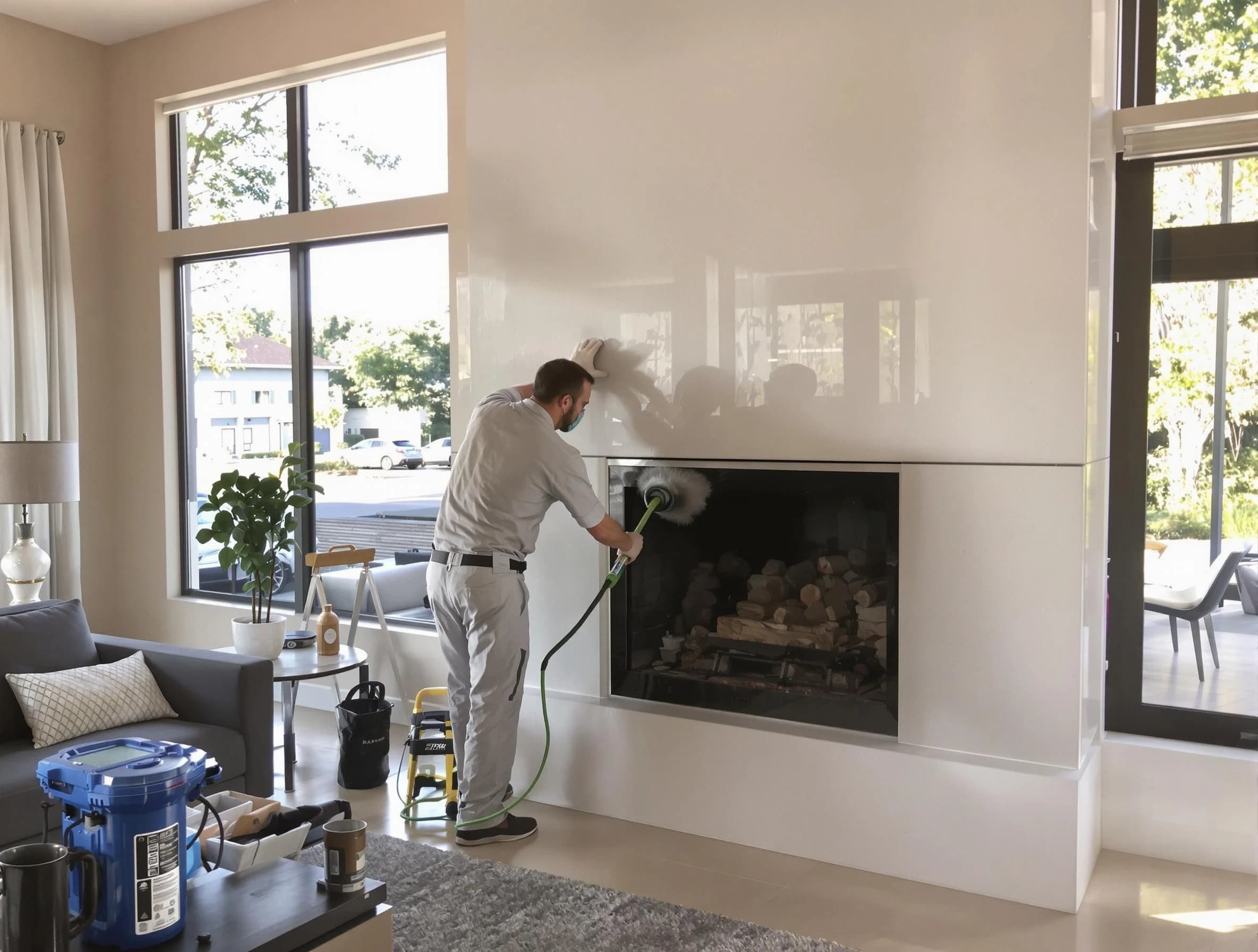 Washington Terrace Chimney Sweep performing thorough soot removal in Washington Terrace, UT