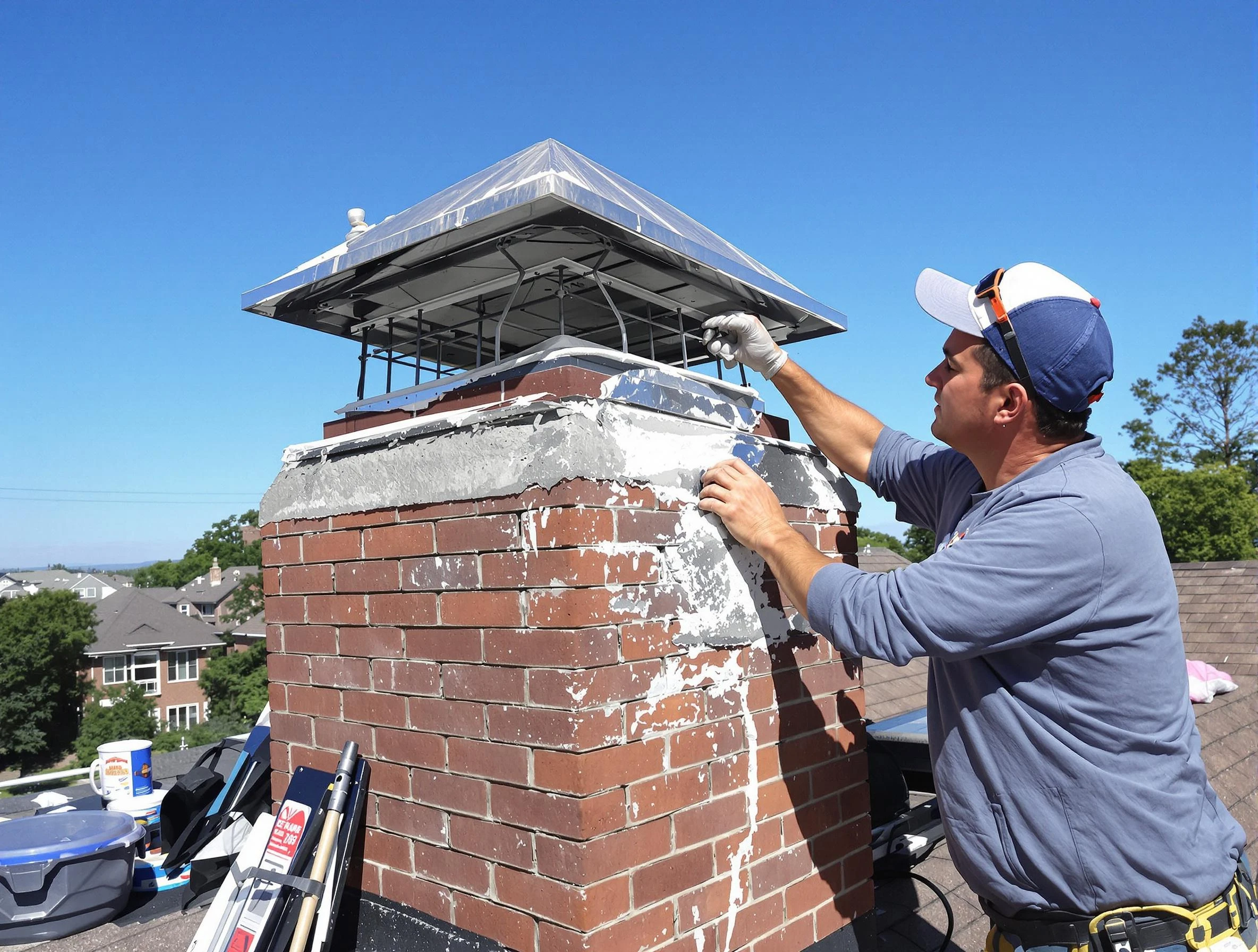 Chimney Crown Services service in Washington Terrace, UT