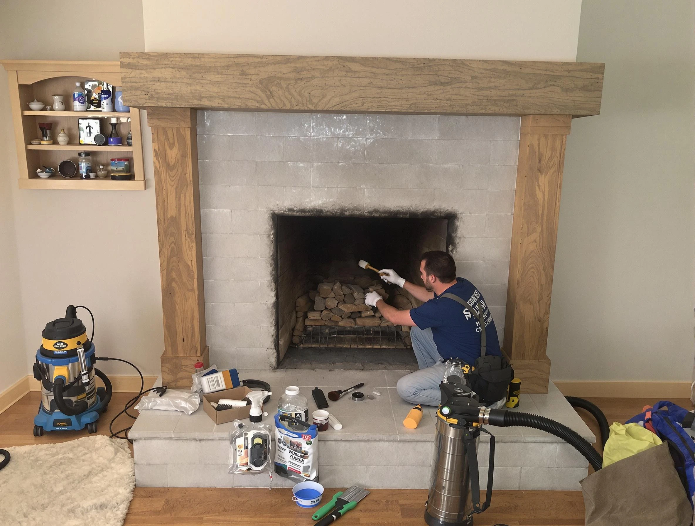 Detailed creosote removal process by Washington Terrace Chimney Sweep in Washington Terrace, UT